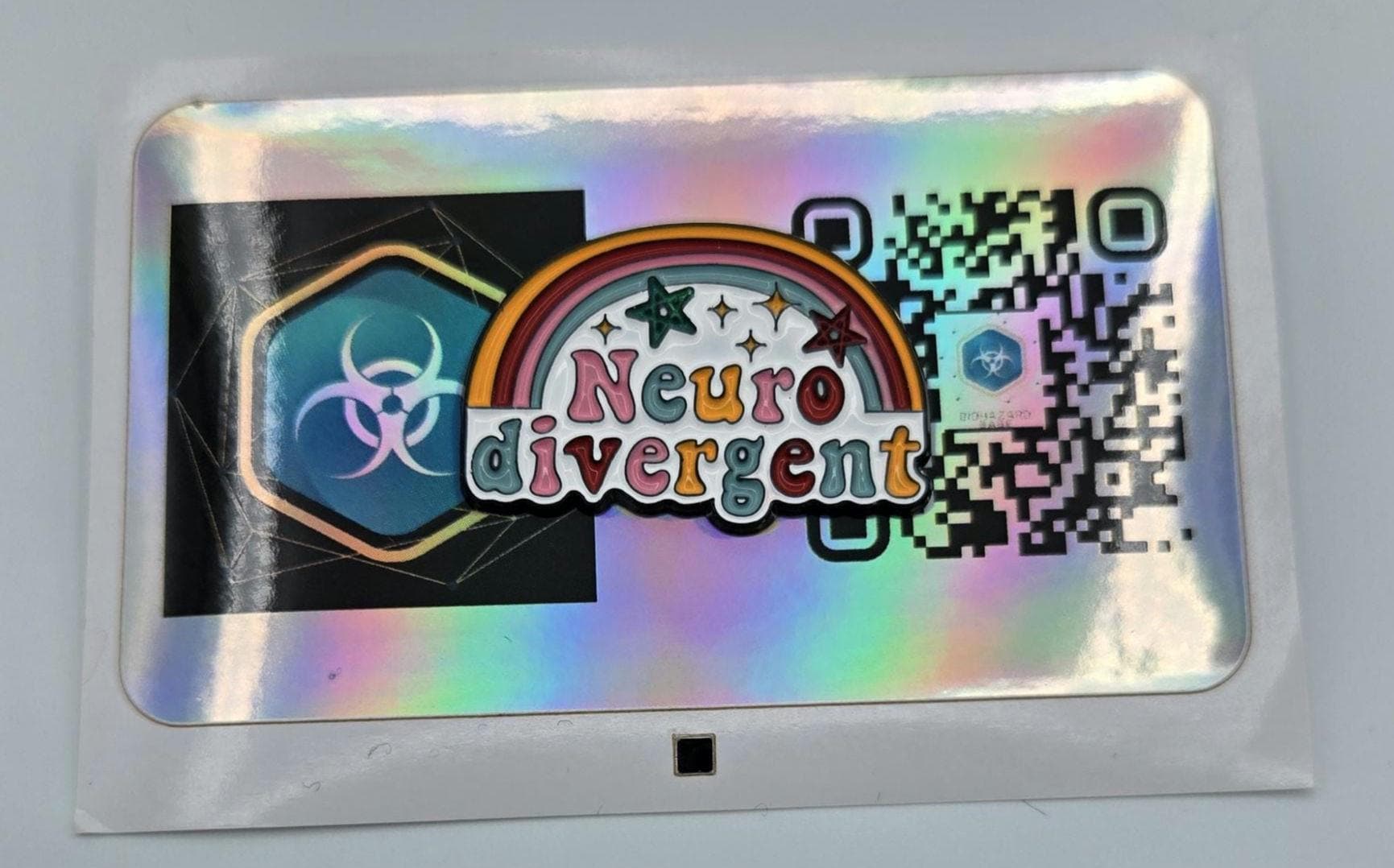 Mental Health Awareness Austism NEURODIVERGENT Rainbow Cute Enamel Pin Brooch Badge Jewelry Gifts for Friends and Family