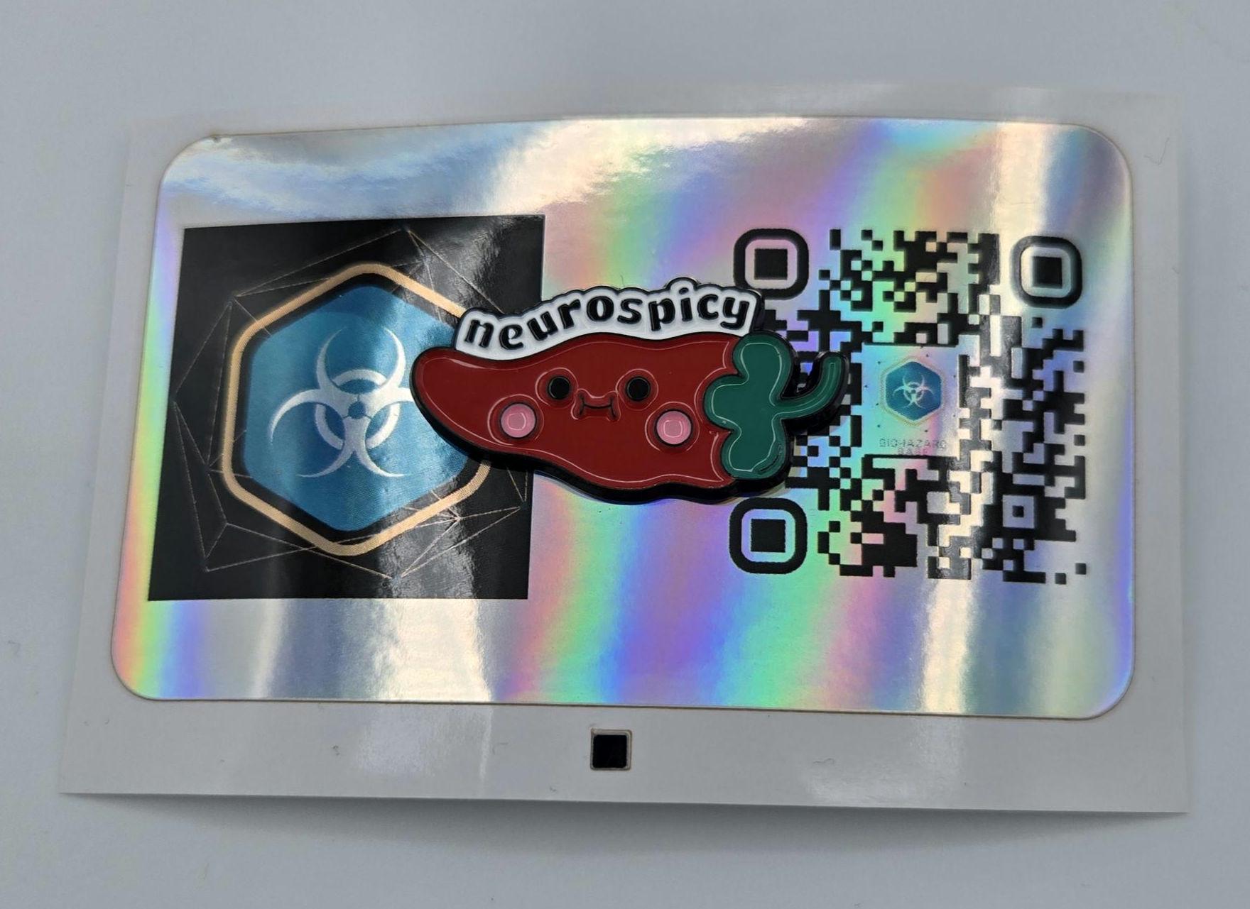 Mental Health Awareness Austism NEUROSPICY Red Pepper Cute Enamel Pin Brooch Badge Jewelry Gifts for Friends and Family