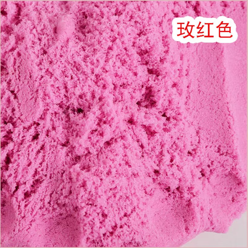 500G/Bag Educational Kinetic Sand Clay Amazing DIY Indoor Magic Playing Sand Children Toys Mars Space Sand 7 Colors Available