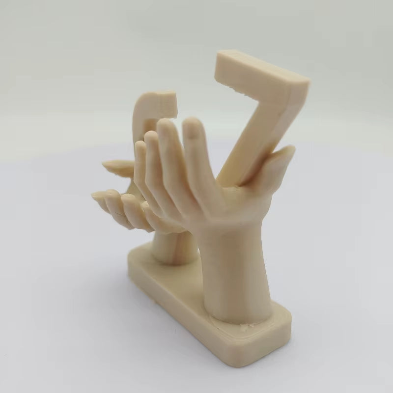 1PC Hand-Held Number 67 Decorative Ornament Office Home Decor Small Ornament Creative Desktop Decorations Gift for Friends